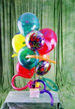 Ankara ukurambar iek siparii sitesi  karisik grntde renkli uan balon buketi