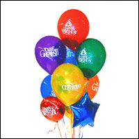 ukurambar internetten iek siparii  21 adet renkli uan balon hediye rn
